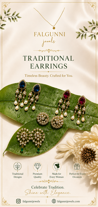 Indian/Traditional Earrings for Women | Buy Trendy Earrings Online India