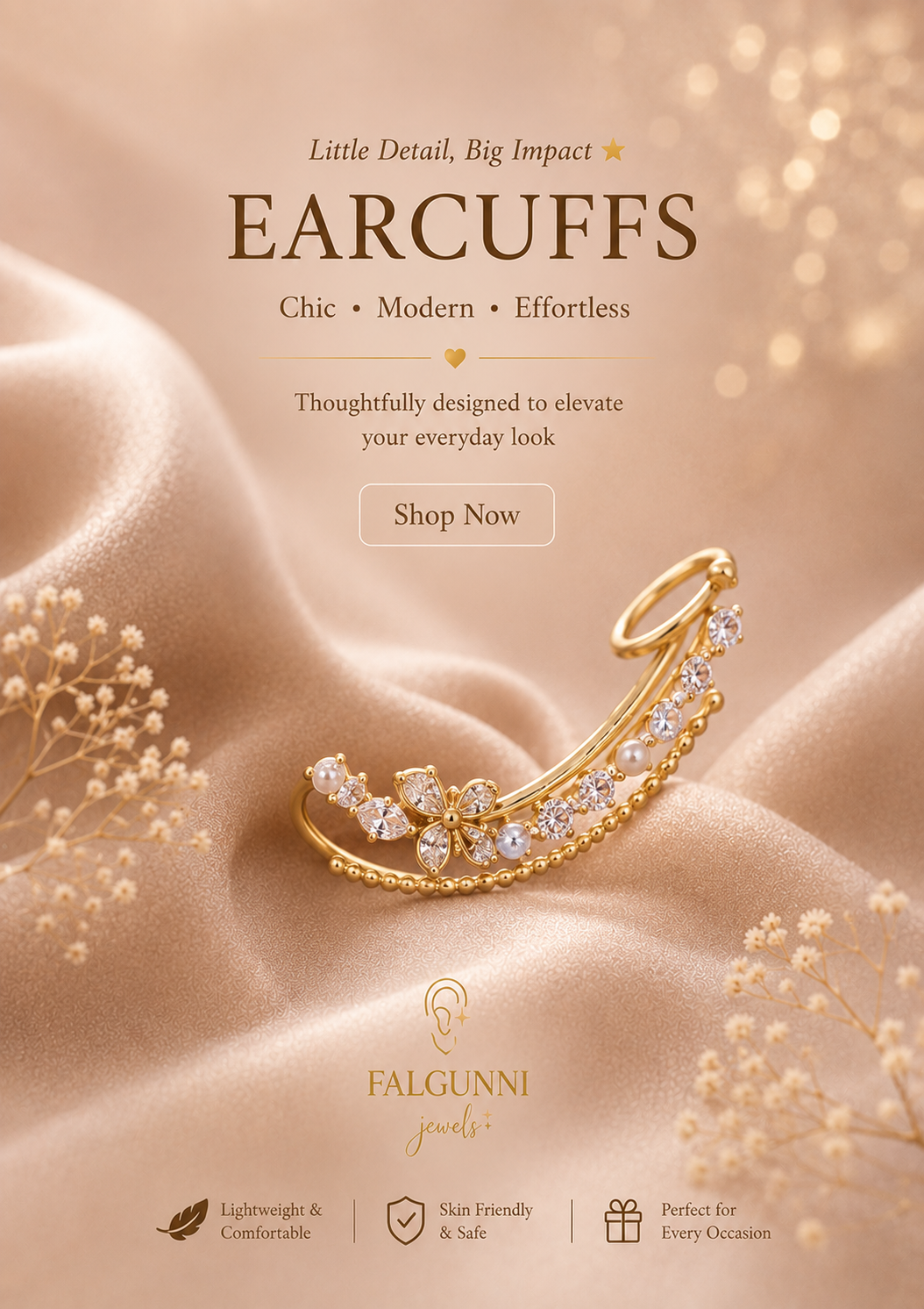 Luxury Earcuff Collection | Falgunni Jewels