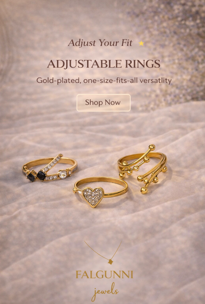 Adjustable Rings for Women | Perfect Fit Gold Rings
