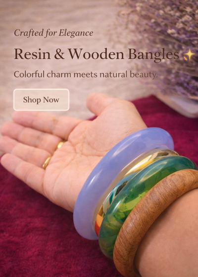 Resin Bangle for Women – Lightweight Statement Jewelry | Falgunni Jewels