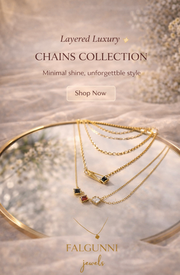 Chains for Women | Gold & Silver Anti-Tarnish Chains Online
