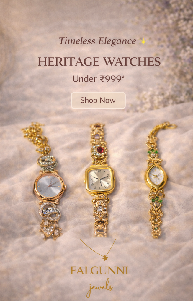 Heritage Watches Under ₹999 – Vintage Style Affordable Watches for Women in India