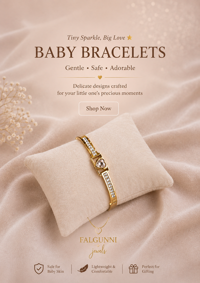 Baby Bracelet Collection Size 2.2 & 2.4 | Falgunni Jewels