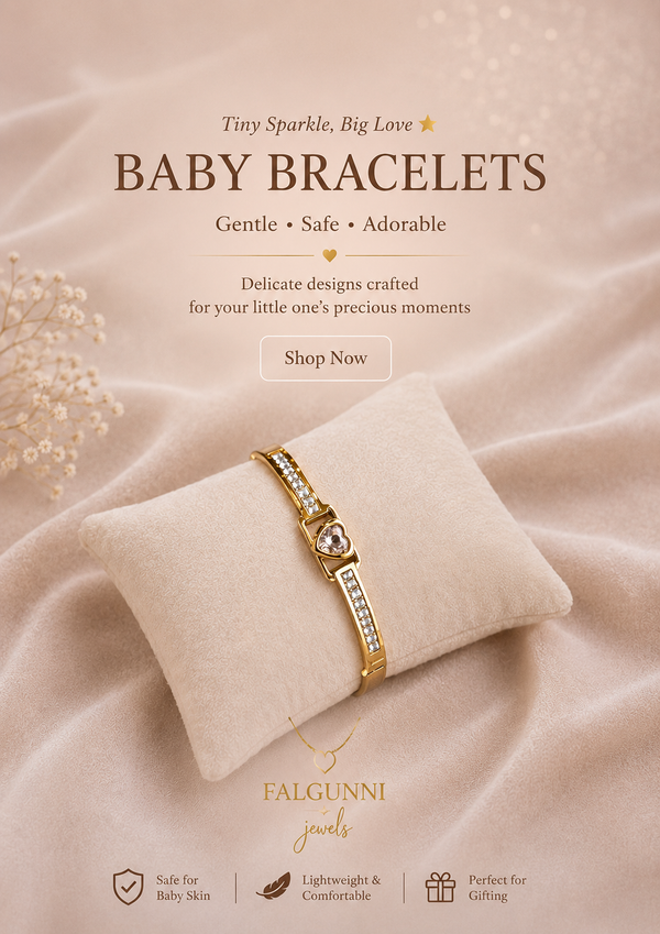 Baby Bracelet Collection Size 2.2 & 2.4 | Falgunni Jewels