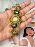 Sana Heritage Watch for Women – Designer Gold Bracelet Watch