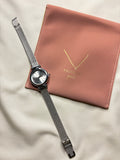 Silver Round Vintage Watch for Women