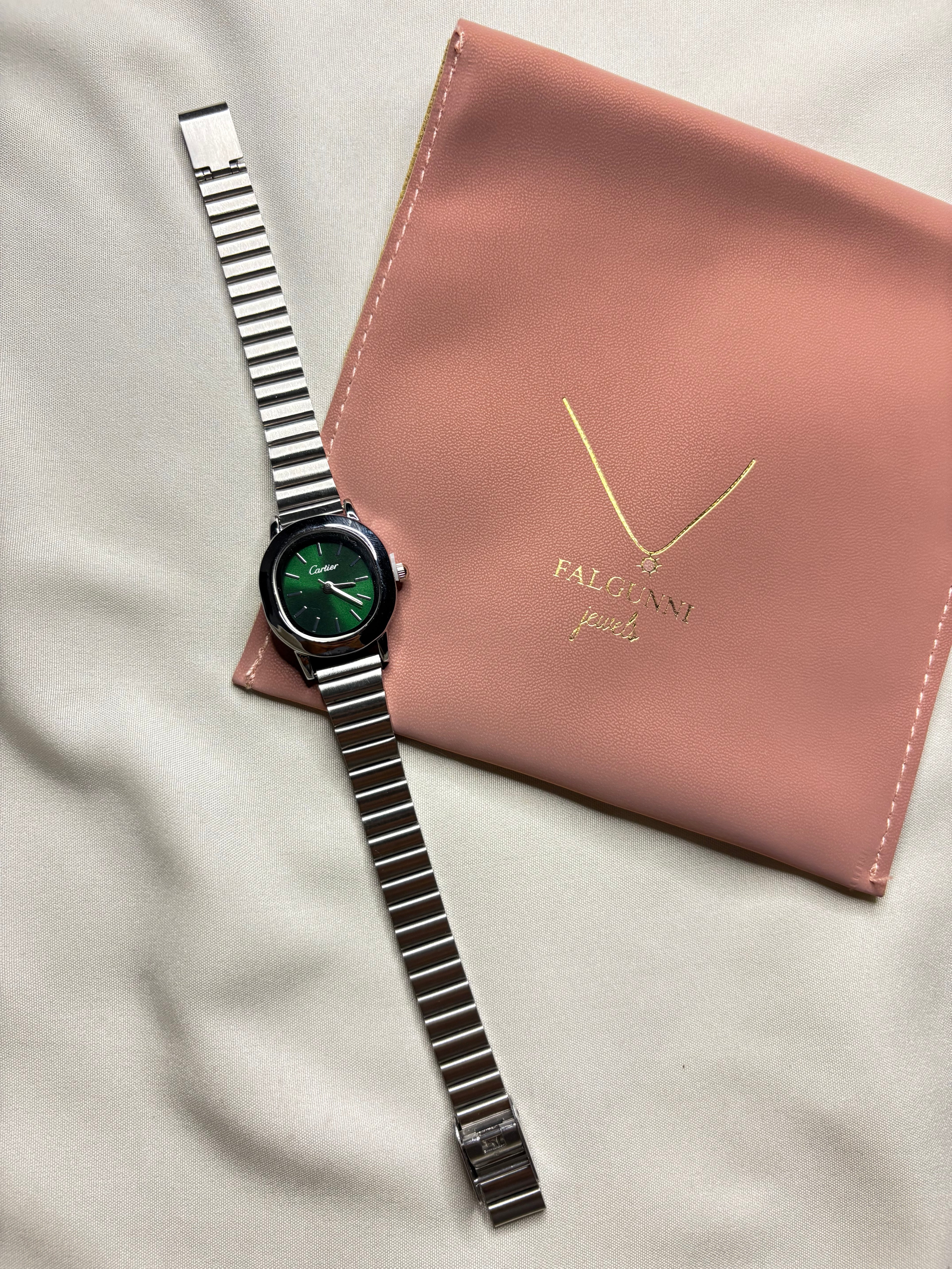 Emerald Vintage Watch for Women