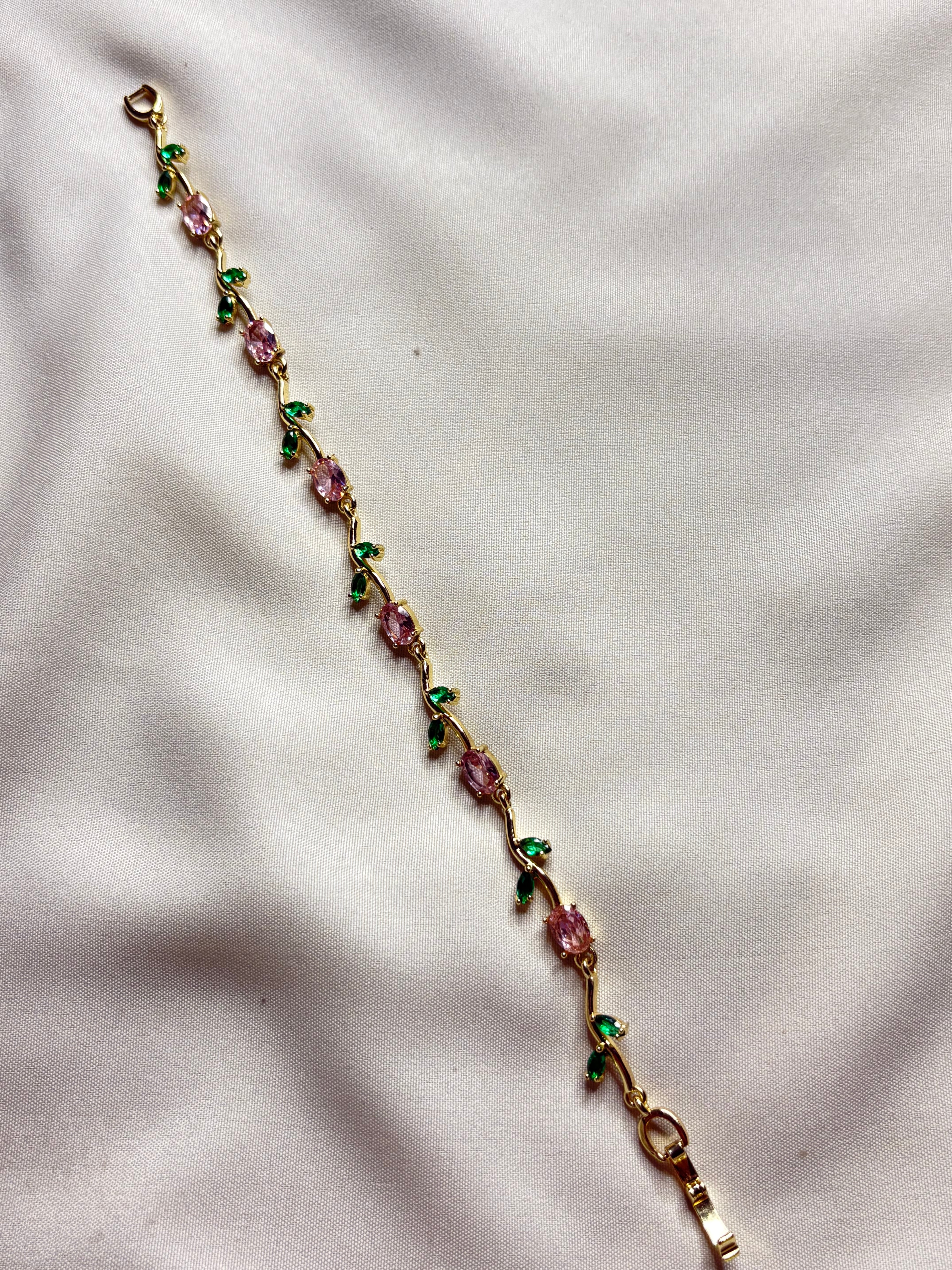 Pink Tulip Bracelet for Women