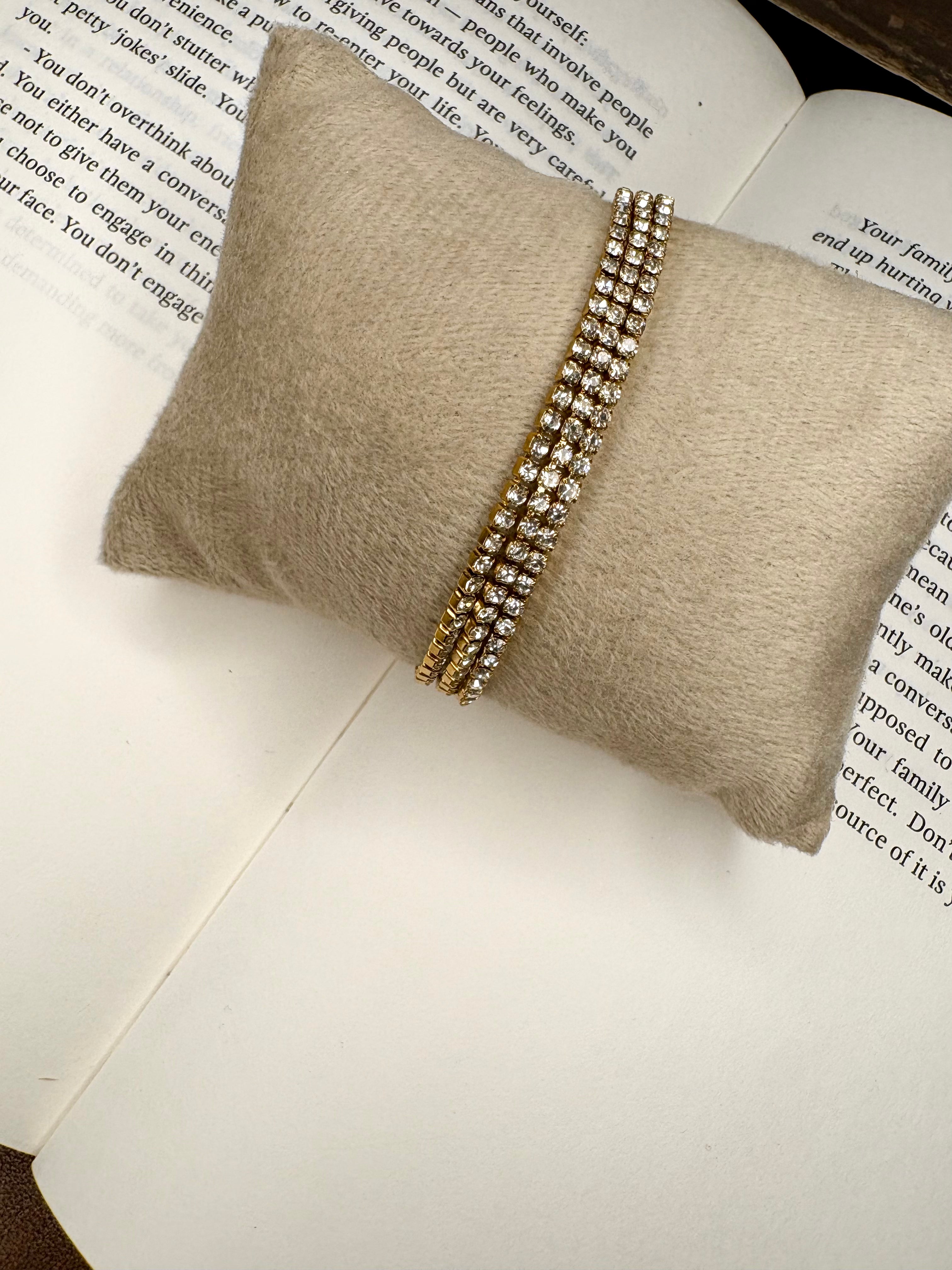 Party Wear 3 layer Bracelet – Glam Statement Jewelry
