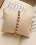 Rose Gold Studded Premium Bracelet – Sleek Minimal Style