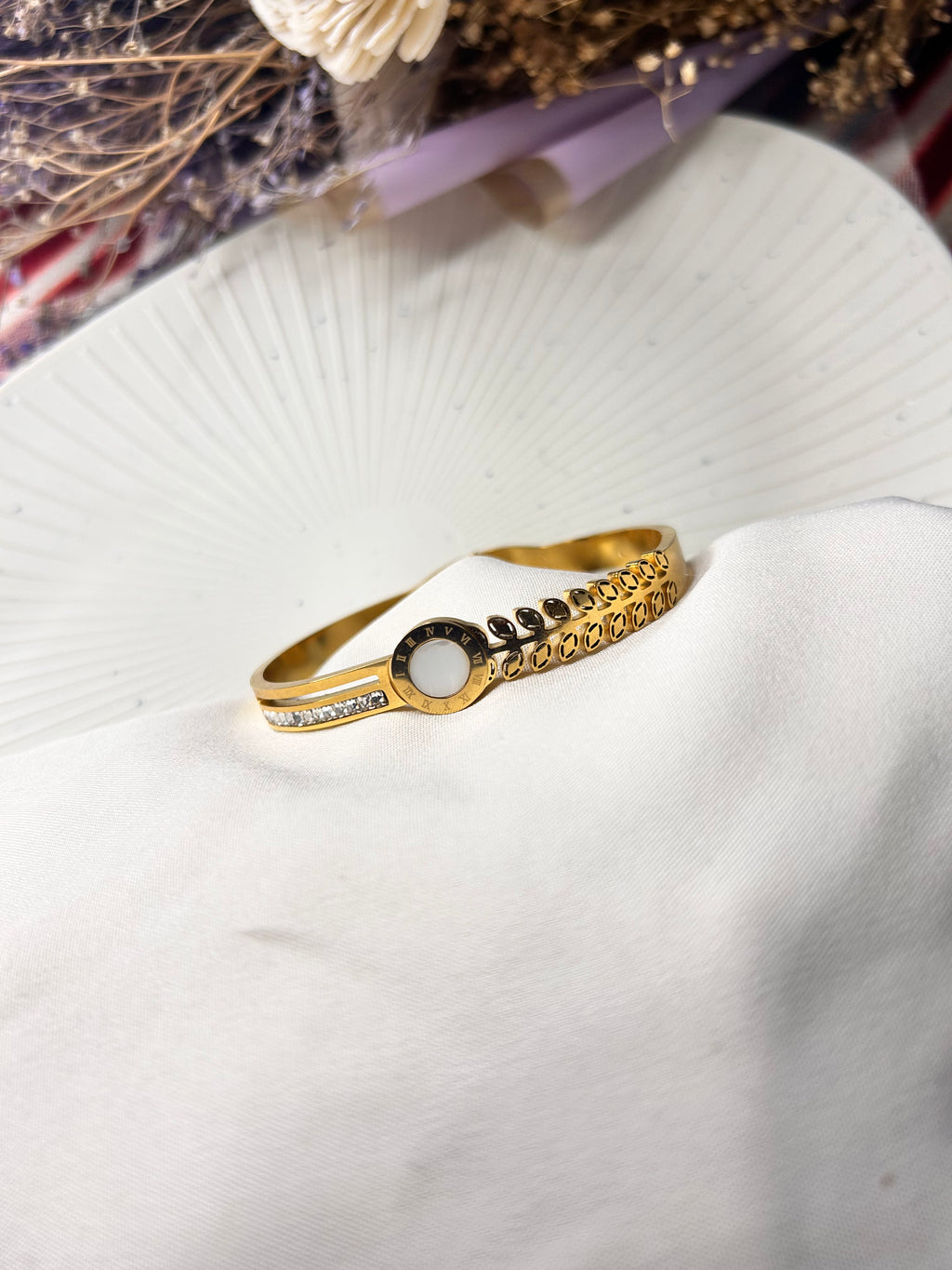 Luxury Studded Bangle Bracelet