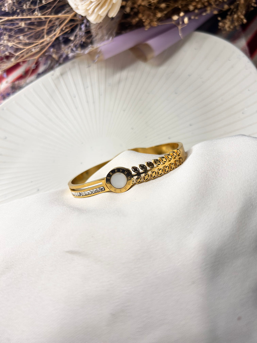 Luxury Studded Bangle Bracelet