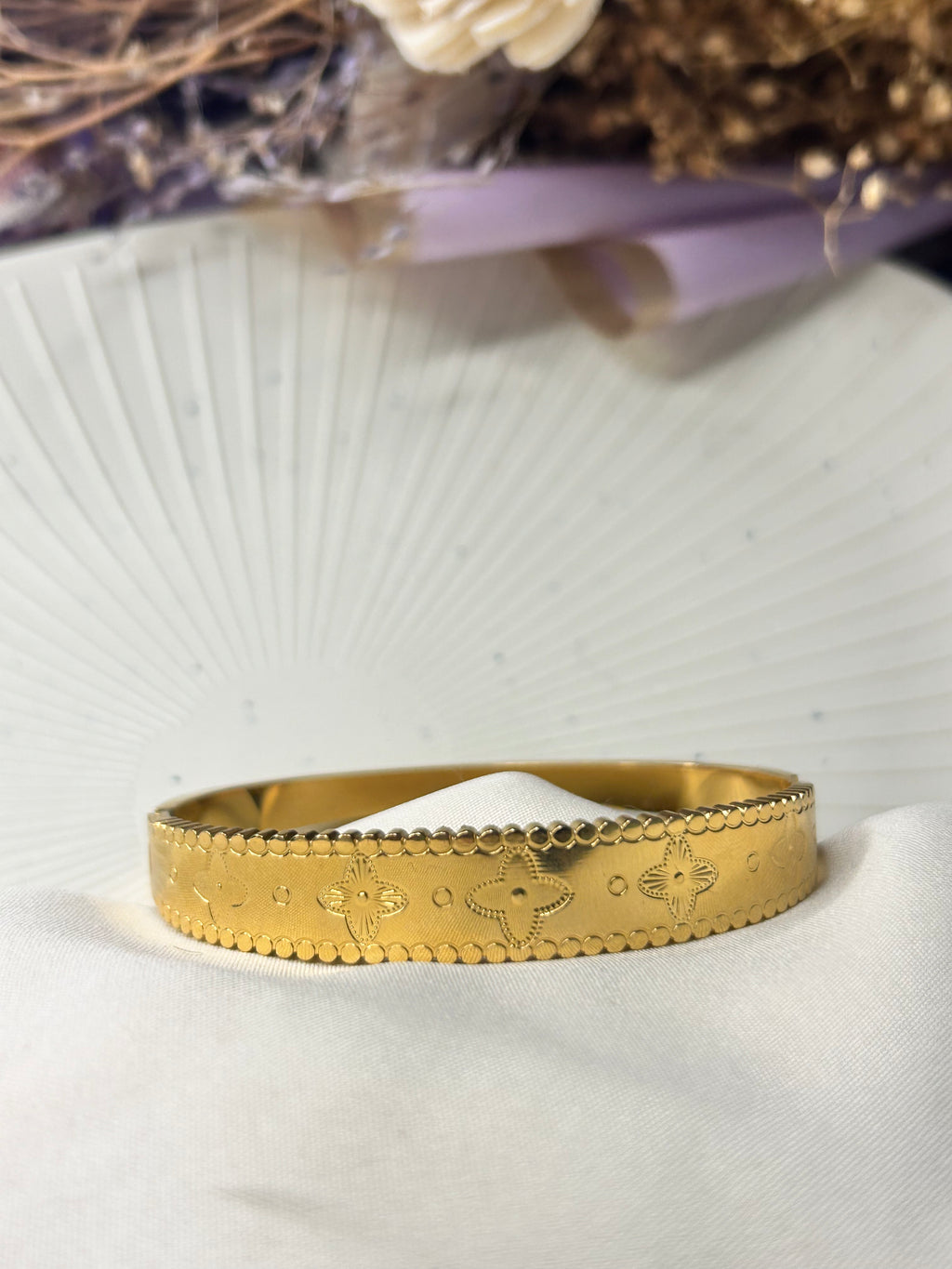 Golden Bangle Bracelet