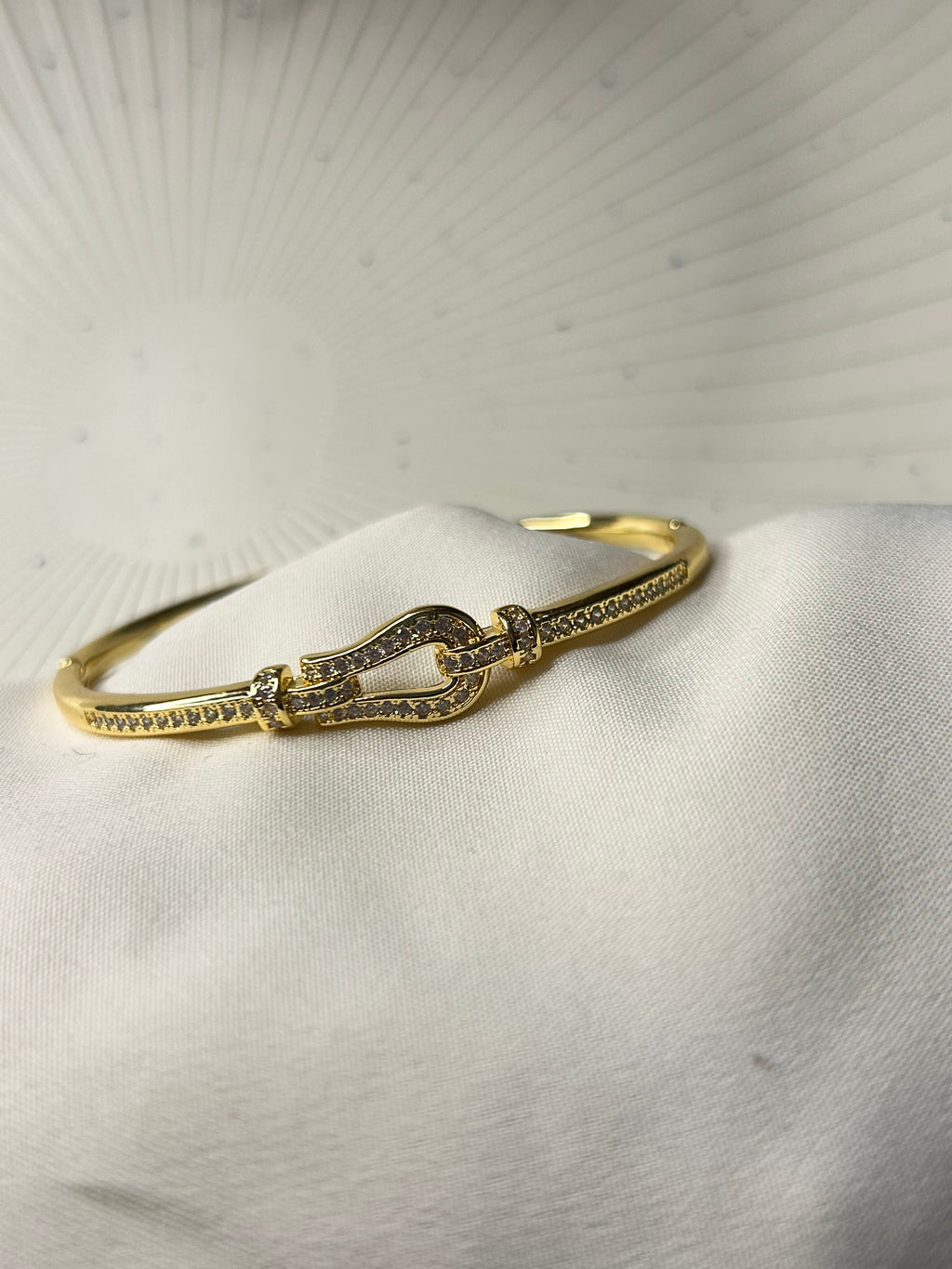 Designer Gold Bangle Bracelet