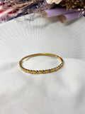 Single Line Studded Bangle Bracelet
