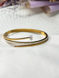 American Diamond Studded Nail Bracelet