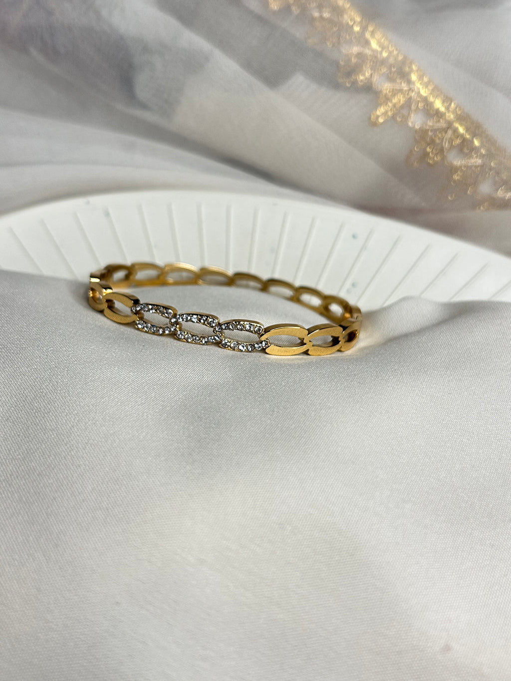 Trendy Studded Bangle Bracelet