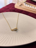 Safety Pin Chain Necklace for Women | Gold Edgy Statement Jewelry