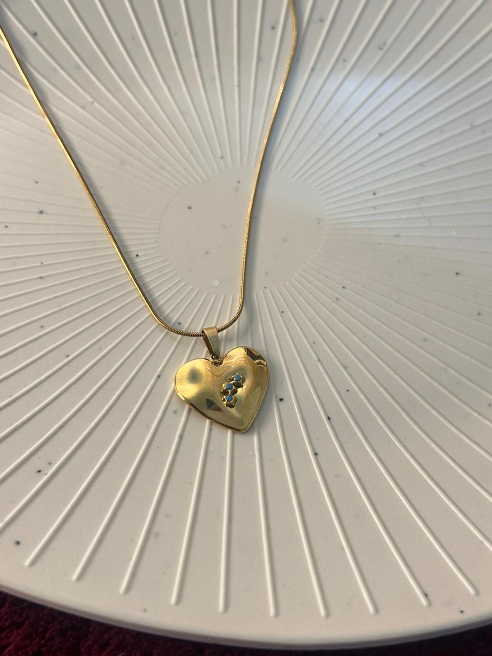 Heart Pendant Chain for Women | Gold Anti-Tarnish Necklace