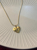 Heart Pendant Chain for Women | Gold Anti-Tarnish Necklace