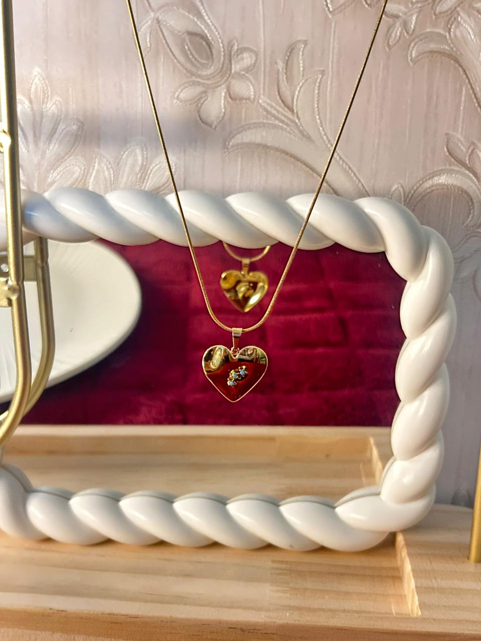 Heart Pendant Chain for Women | Gold Anti-Tarnish Necklace