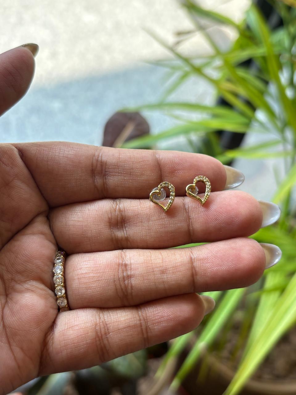 Cute Heart Studs