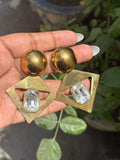 Big Triangle Earrings
