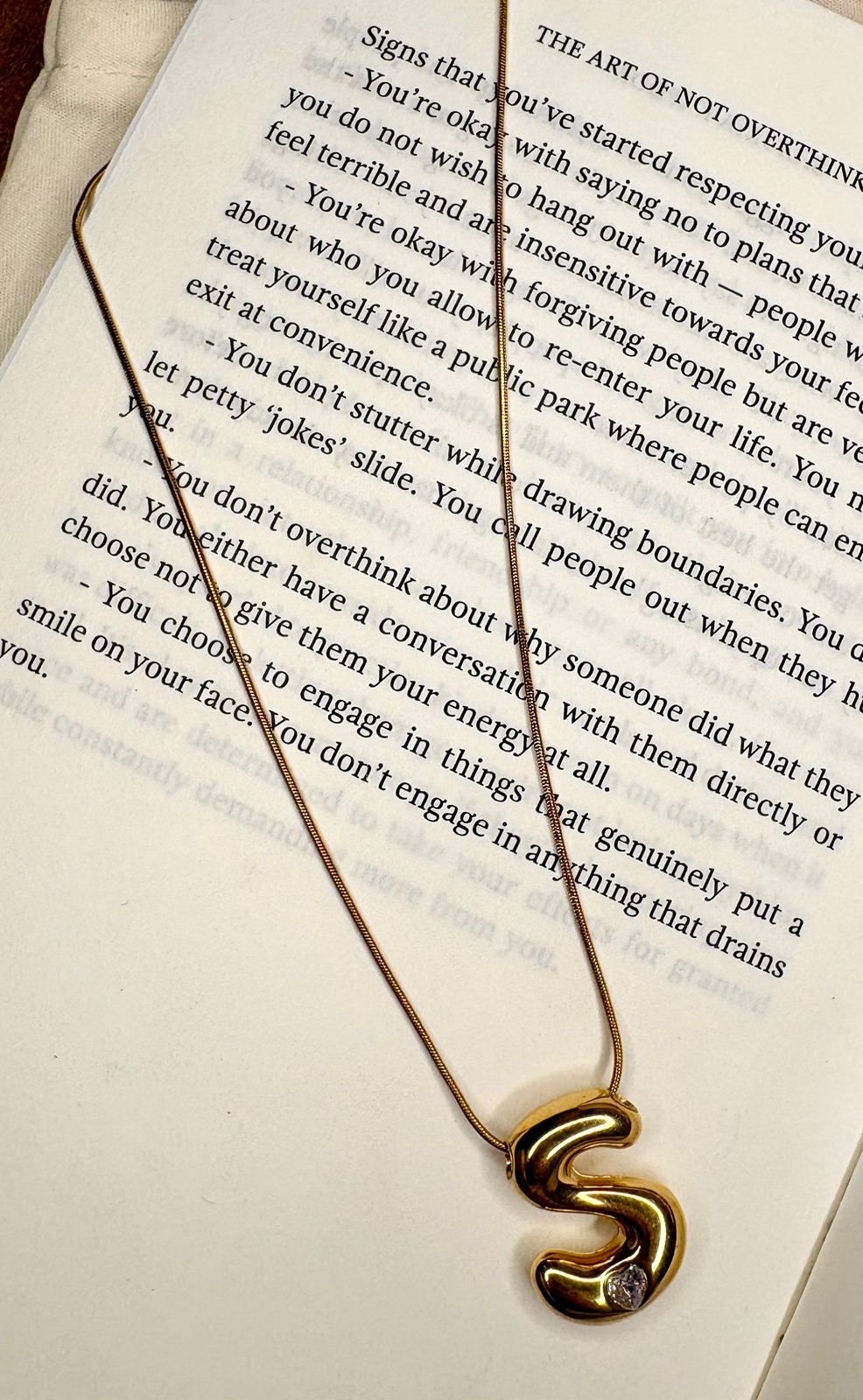Initial Studded Pendant
