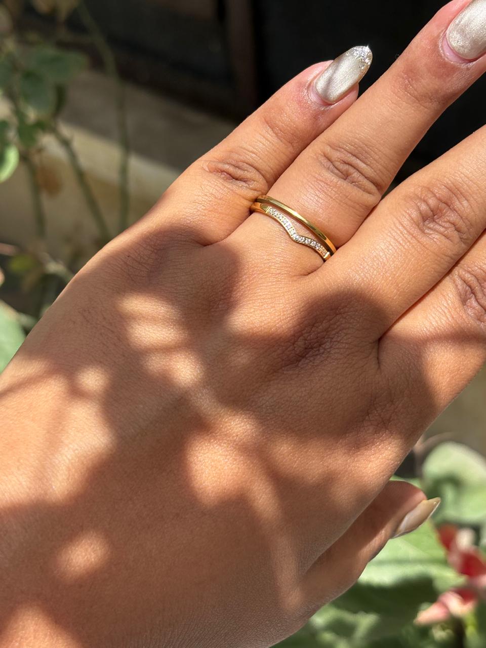 Minimal Stone Ring