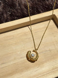 Crystal Moon Pendant