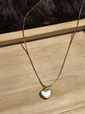White Heart Pendant