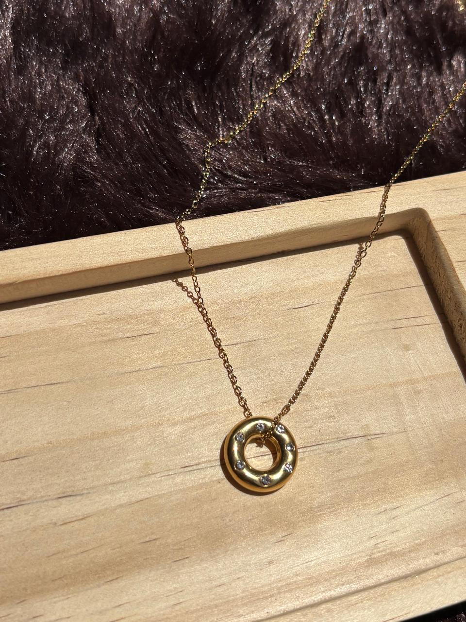 Halo Stone Pendant