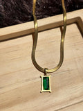 Minimal Green Pendant