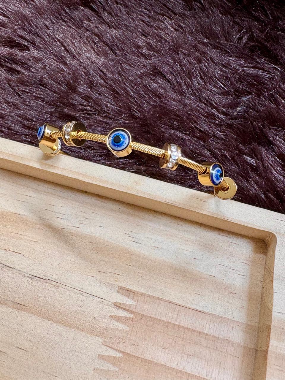 Evil Eye Bangle Bracelet