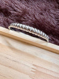 Minimal Silver Bangle
