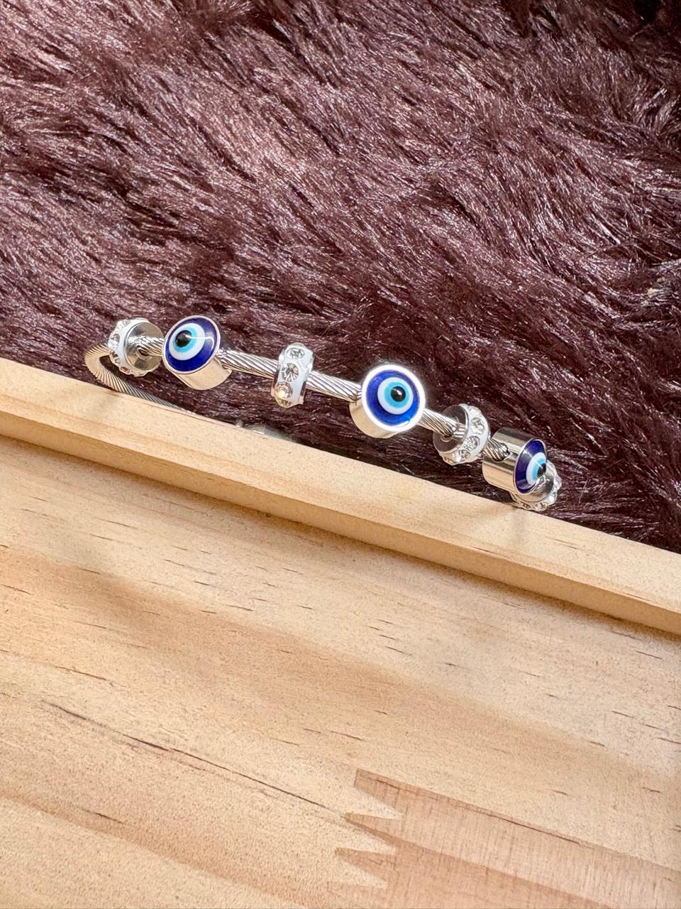 Evil Eye Bangle Bracelet