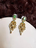 Temple Style Stud Earrings