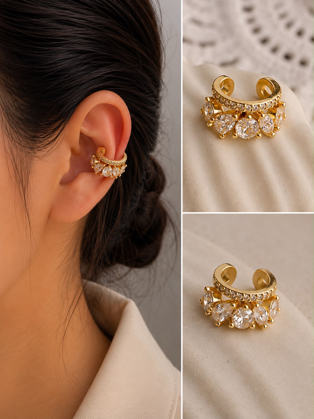 Diamond Look Earcuff