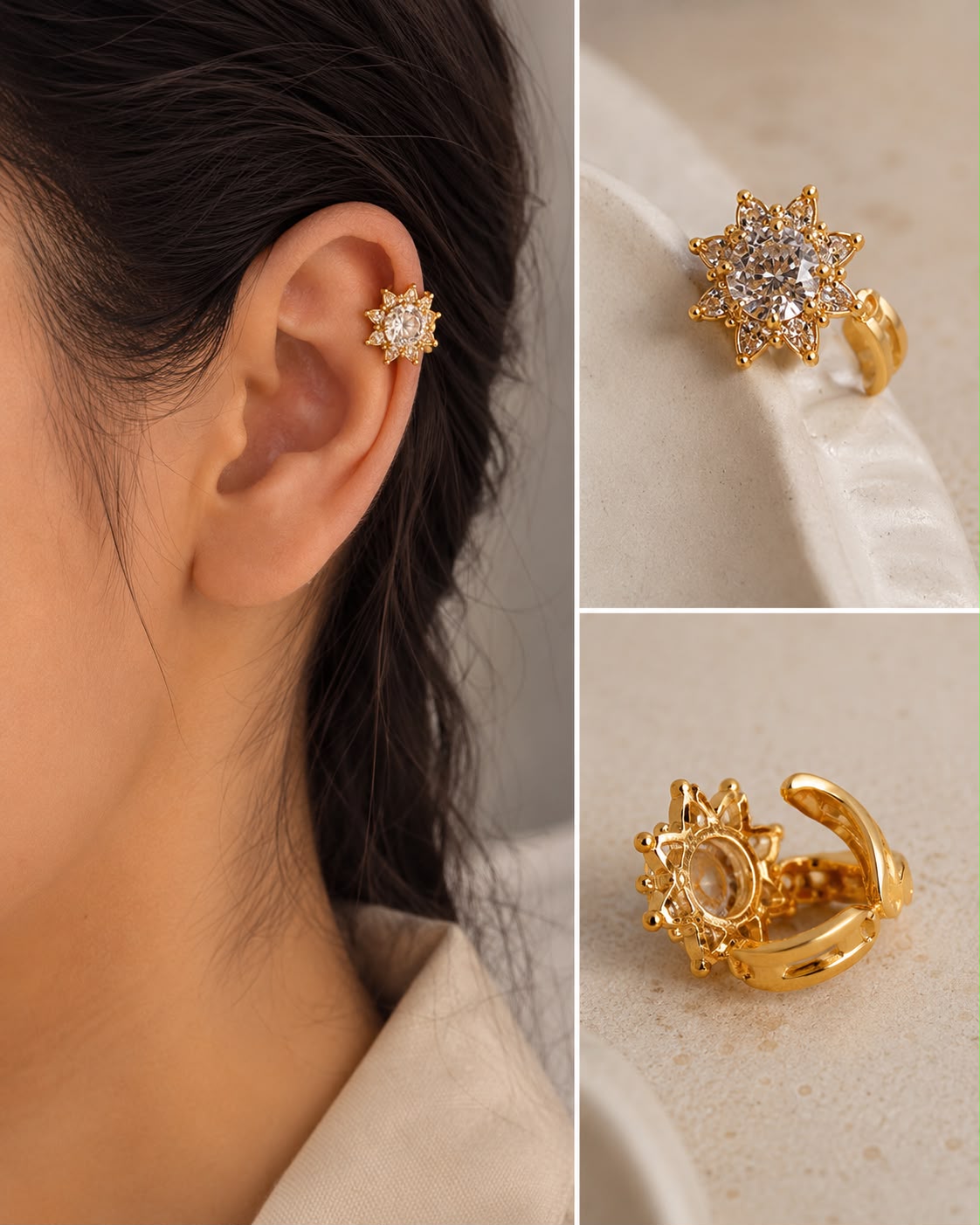 Flower Earcuff