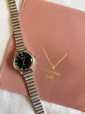 Oval Silver Vintage Watch for Women
