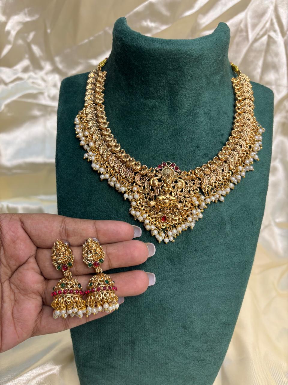Temple Jewellery Set