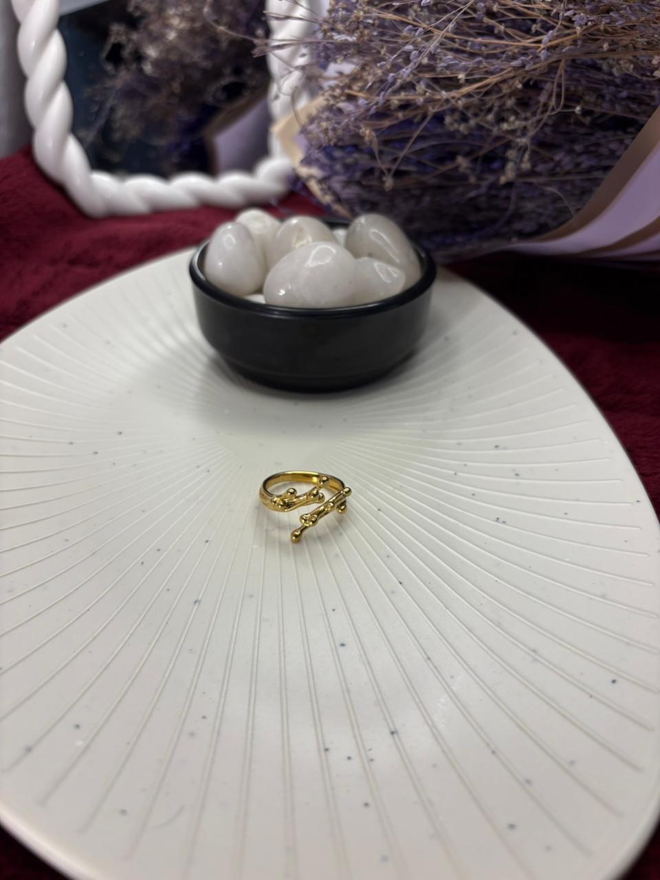 branch gold ring