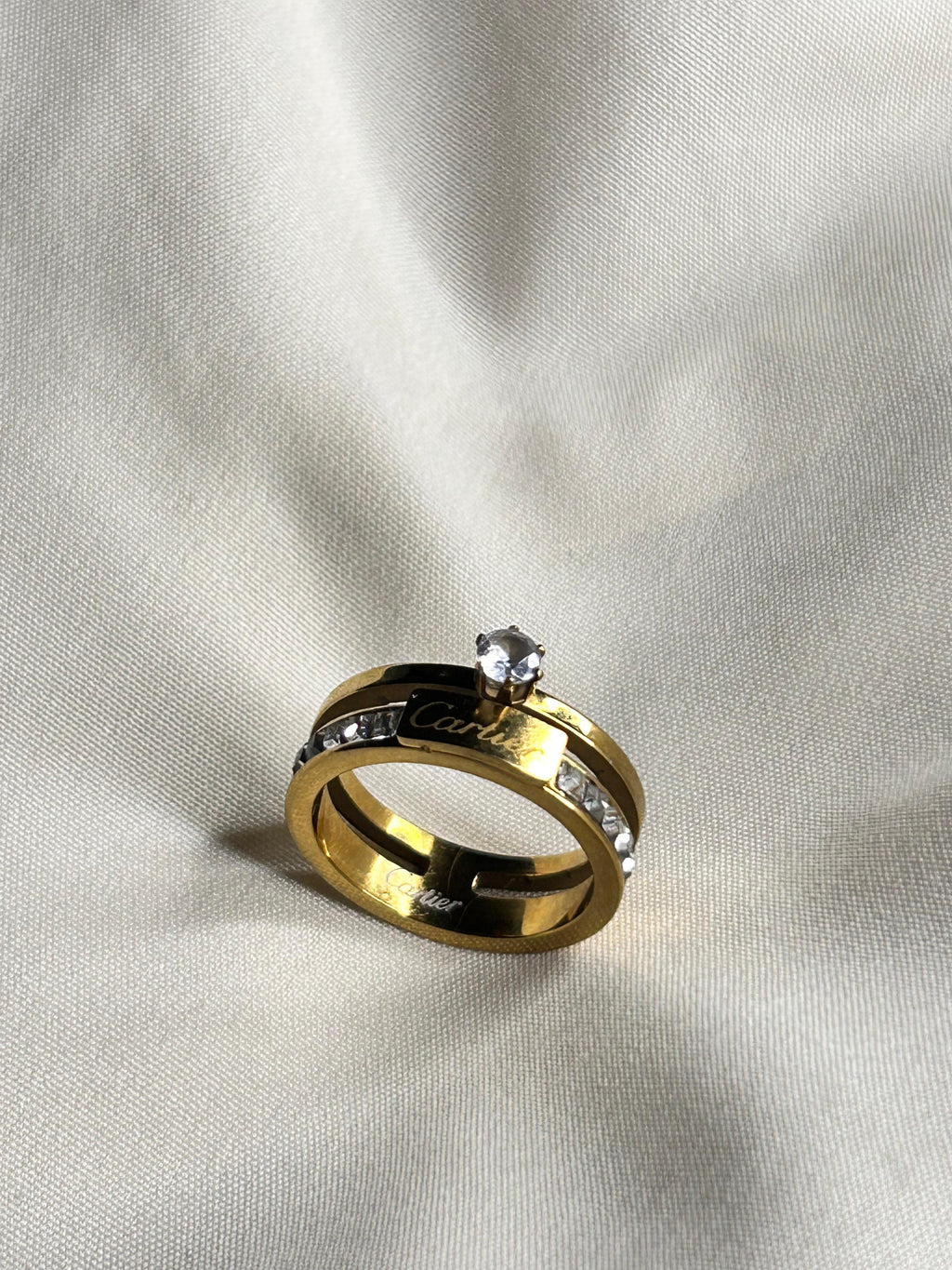 Diamond Cartier Style Ring – Premium Statement Ring