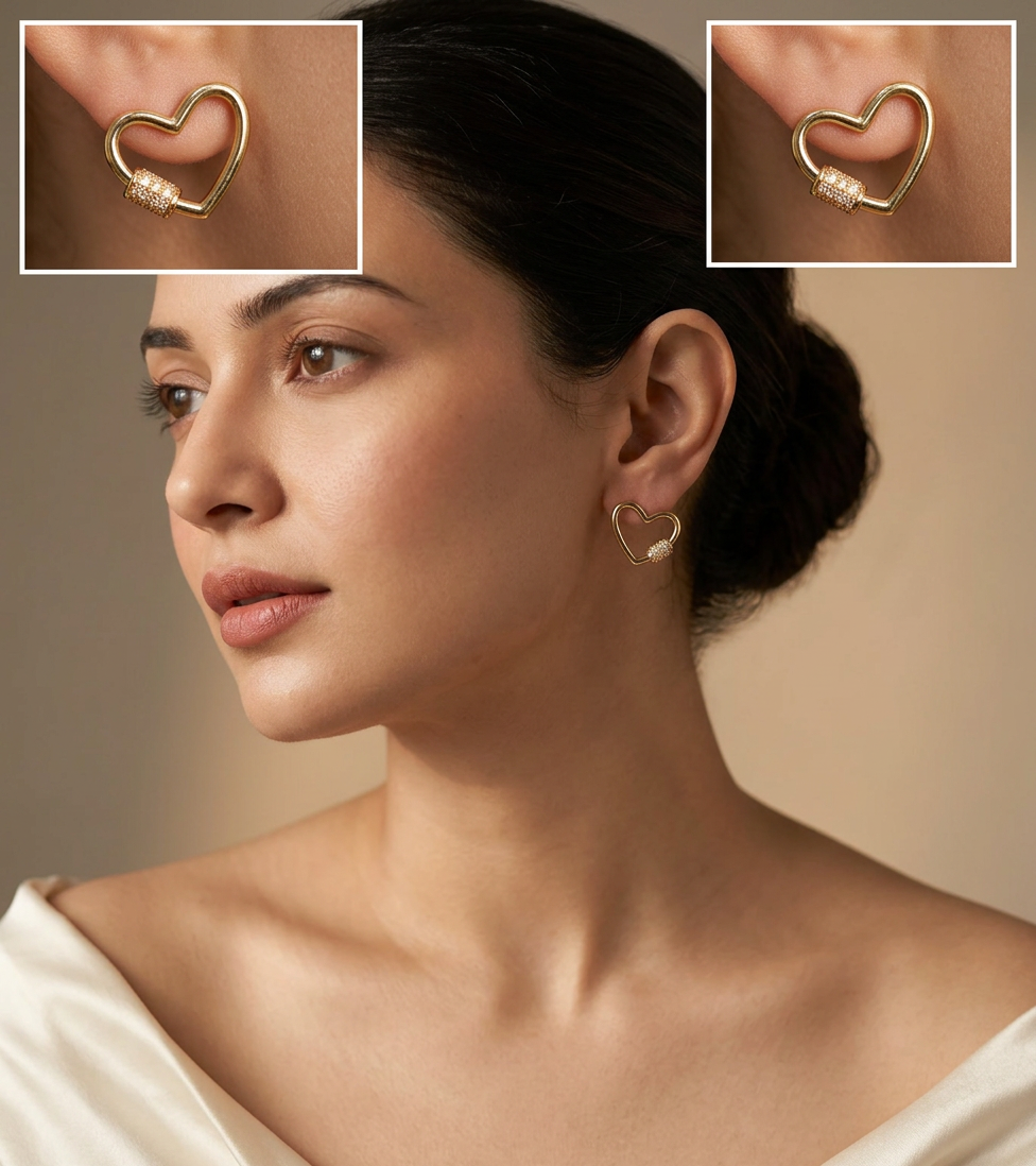 Earring 2-01 - on model