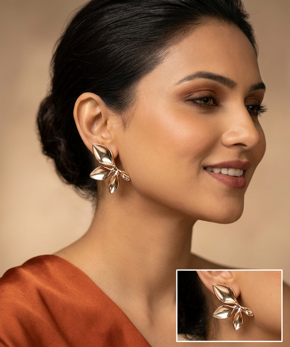 Earring 2-03 - on model