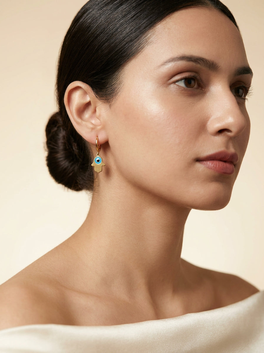 Earring 3-05 - on model