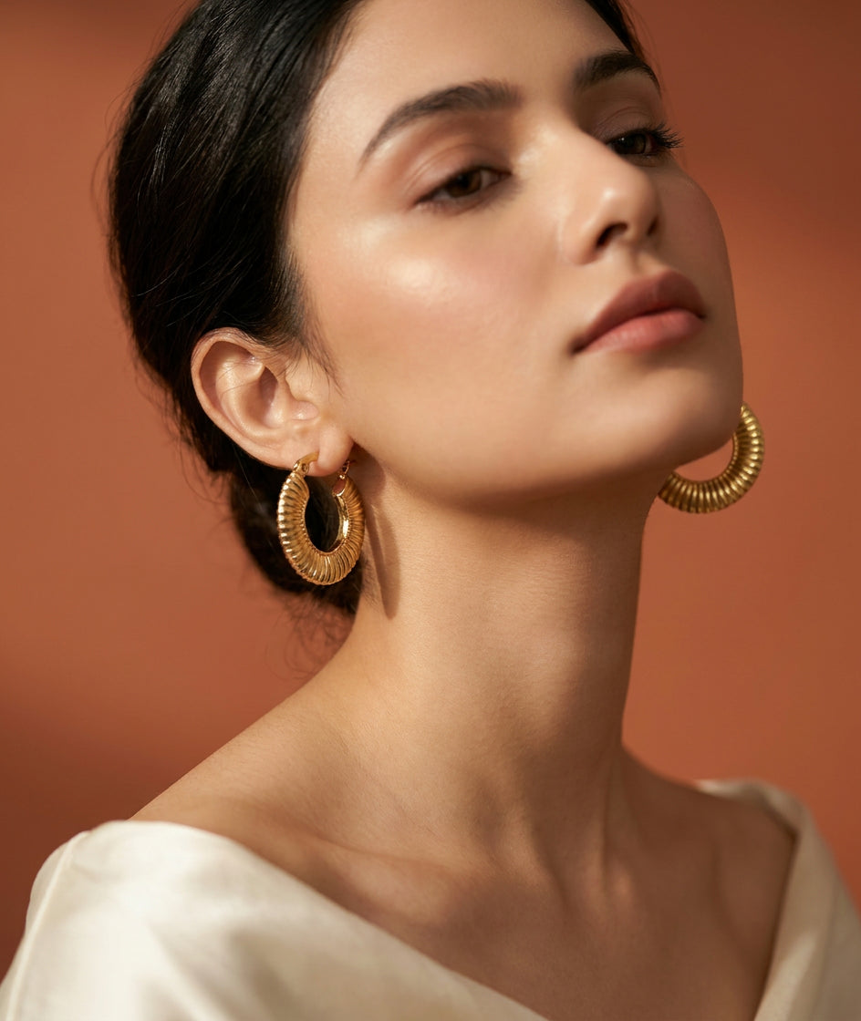 Earring 4-07 - on model