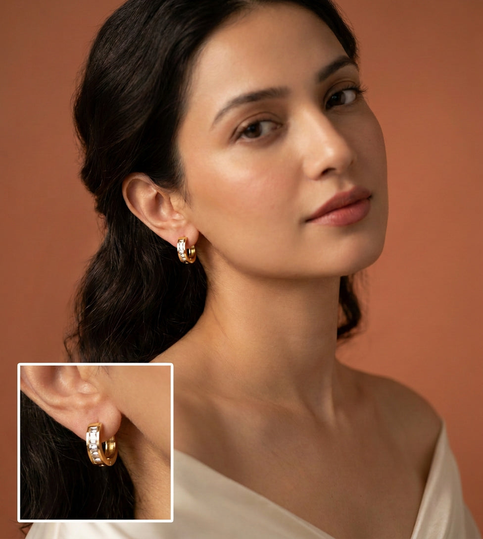 Earring 4-08 - on model