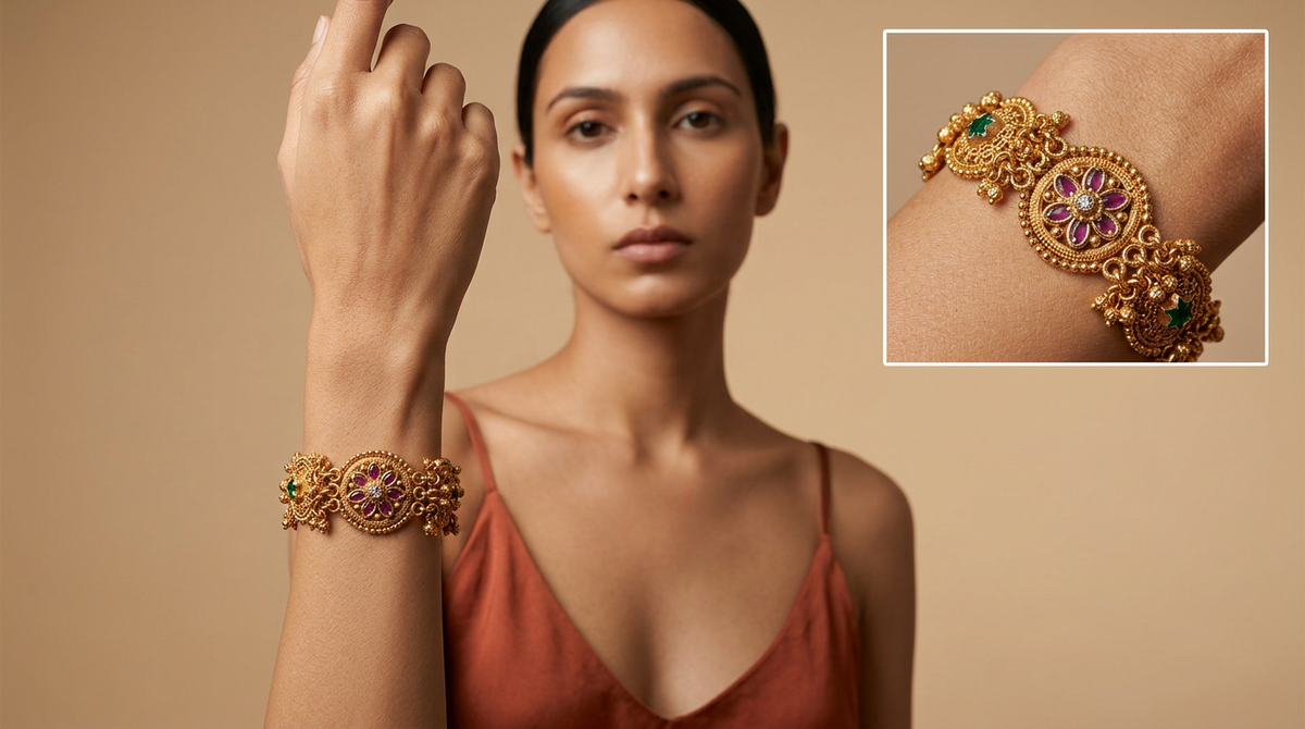 Heritage Bracelet 02 - on model