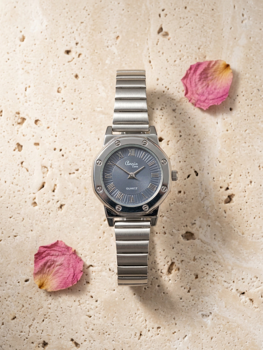 Silver Vintage Watch for Women – Elegant Vintage Watch - studio
